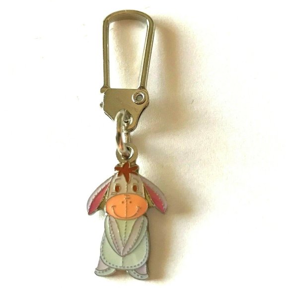 Vintage Disney Eeyore Zipper Pull Purse Charm Winnie The Pooh Vintage Disneyana - Picture 1 of 7